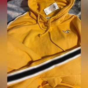Hollister cropped hoodie